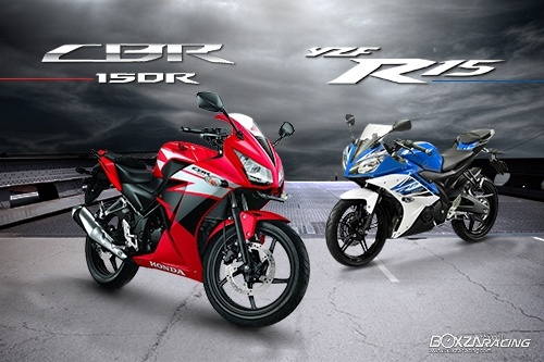Honda cbr150r vs yamaha yzf-r15 version 2.0 #3